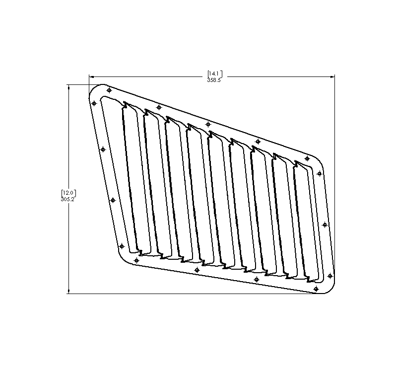 Hood Louver Kit Miata MX5 (ND) Verus Engineering